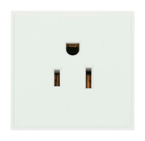 Scolmore MM030WH - 16A 110V US Socket Outlet - Polar White New Media Scolmore - Sparks Warehouse