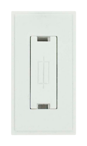 Scolmore MM047WH - 13A Fused FCU New Media Module - White New Media Scolmore - Sparks Warehouse