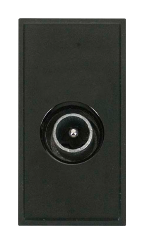 Scolmore MM415BK - Single Male Coaxial - Black New Media Scolmore - Sparks Warehouse