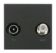 Scolmore MM425BK - Diplexed TV And Satellite - Black New Media Scolmore - Sparks Warehouse