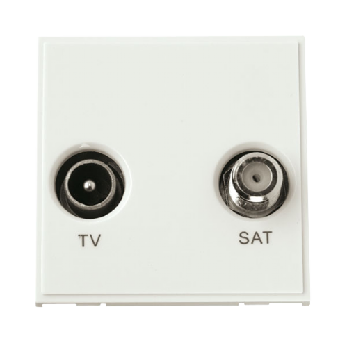 Scolmore MM425WH - Diplexed TV And Satellite - Polar White New Media Scolmore - Sparks Warehouse