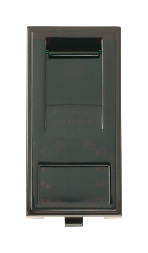 Scolmore MM480BK - RJ45 Cat-5e Outlet - Black New Media Scolmore - Sparks Warehouse