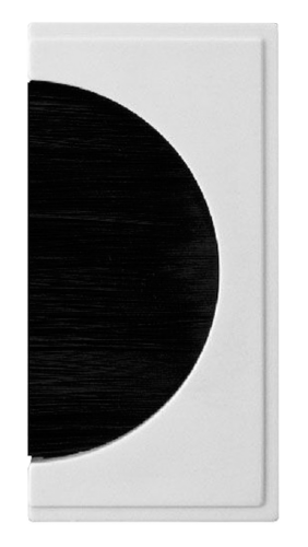 Scolmore MM550WH - Single Brush Module - White (Black Bristles) New Media Scolmore - Sparks Warehouse