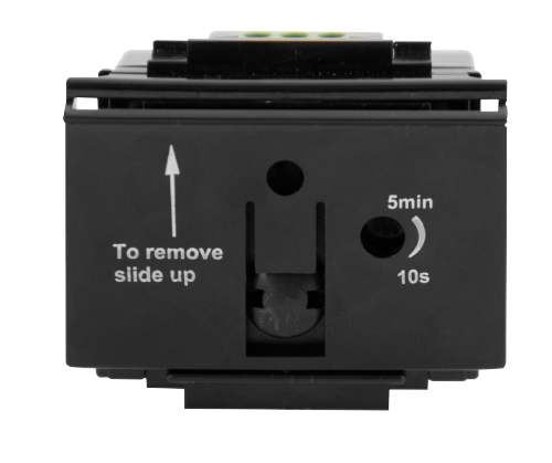 Scolmore MM620BK - 10A/6AX Hotel Key Card Timer Switch (Mechanical) Module Only (50mm x 50mm Width) - Black New Media Scolmore - Sparks Warehouse