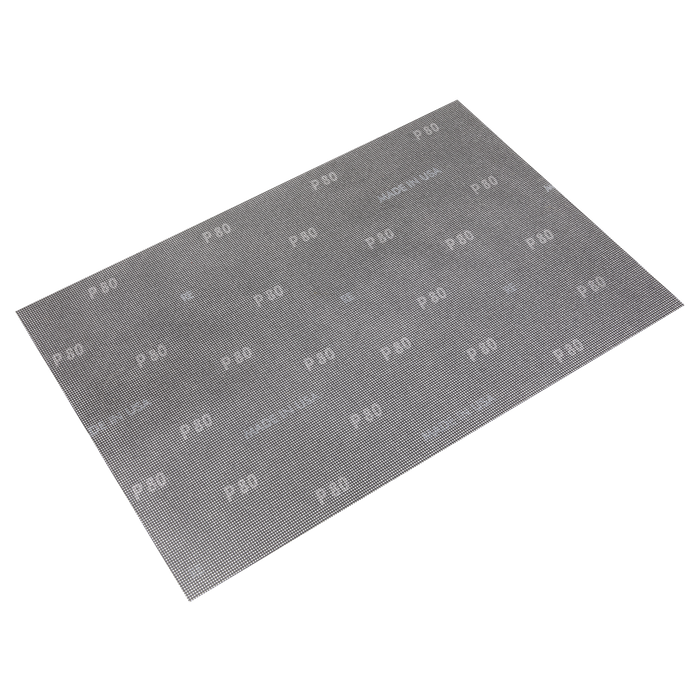 Sealey - MOS121880 12 x 18 80 Grit Mesh Orbital Screen Sheets - Pack of 10 Power Tool Accessories Sealey - Sparks Warehouse