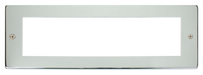 Scolmore MP508CH - Small Media Front Plate (8 Module) - Chrome New Media Scolmore - Sparks Warehouse