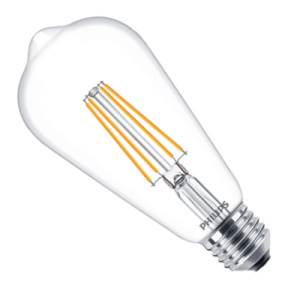 240v 7w E27 Filament LED ST64 806lms Non Dimmable - Philips - 74275400 - 929001387602 LED Lighting Philips - Sparks Warehouse