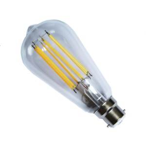 Casell NAVL8BC-82DP-CA Filament LED ST64 240v 8w B22d 828 Dim - Casell - Sparks Warehouse