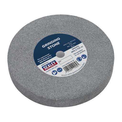 Sealey - NBG150/GWF Grinding Stone Ø150 x 16mm Ø13mm Bore A60P Fine Consumables Sealey - Sparks Warehouse