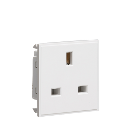Knightsbridge NET13WH 13A Unswitched 13 Amp Socket module - White Modules Knightsbridge - Sparks Warehouse