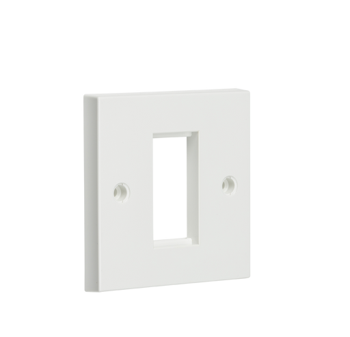 Knightsbridge NET1GWH 1G Modular Face Plate - White Front Plate Knightsbridge - Sparks Warehouse