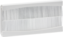 Knightsbridge NETBR4GW Brush Flex and Cable Outlet Module - White (100 x 50mm) Modules Knightsbridge - Sparks Warehouse