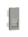 Knightsbridge NETBTSGY Modular Telephone slave Outlet - Grey Faceplate Knightsbridge - Sparks Warehouse
