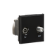 Knightsbridge NETDISATBK Modular Diplexed TV/SAT TV  Outlet - Black Screened Modules Knightsbridge - Sparks Warehouse
