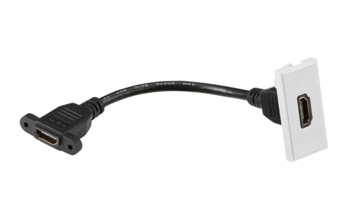 Knightsbridge NETHDMIWH Modular HDMI Outlet - White Modules Knightsbridge - Sparks Warehouse