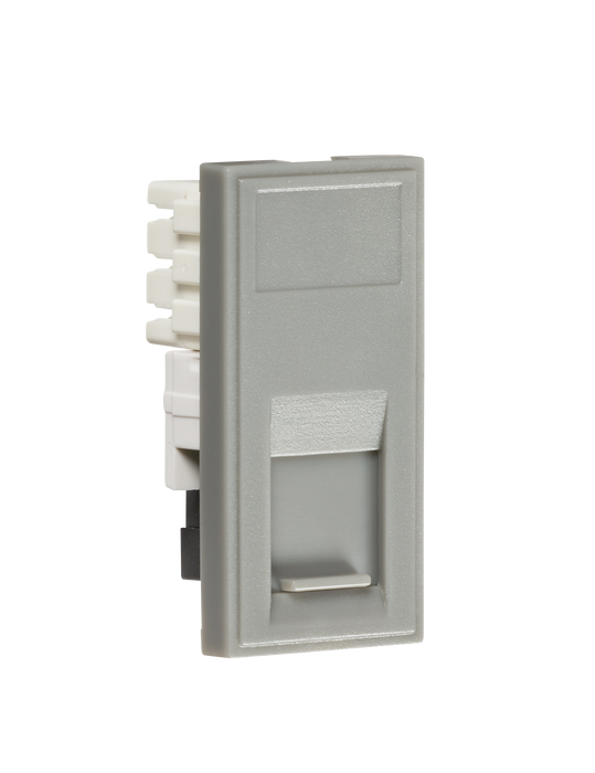 Knightsbridge NETRJ11GY RJ11 Outlet Module 25 x 50mm (IDC) - Grey ML Knightsbridge - Sparks Warehouse