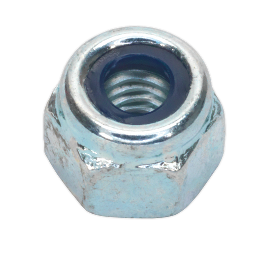 Sealey - NLN5 Nylon Lock Nut M5 Zinc DIN 982 Pack of 100 Consumables Sealey - Sparks Warehouse