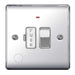 BG Nexus NPC53 Polished Chrome 13A Fused Connection Unit Switched With Indicator & Flex Outlet - BG - sparks-warehouse