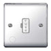 BG Nexus NPC55 Polished Chrome 13A Fused Connection Unit Unswitched FLEX Outlet - BG - sparks-warehouse