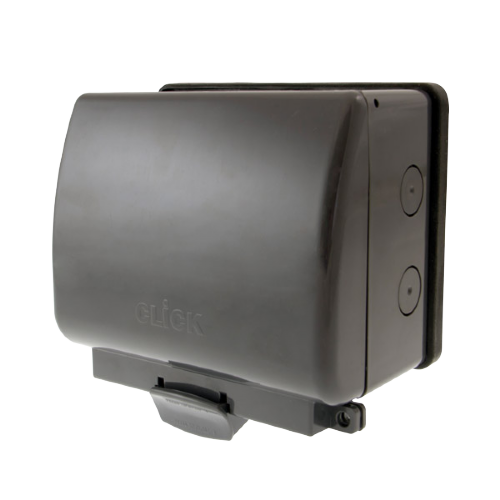 Scolmore OA036AG - 2 Gang 13A DP Switched Socket IP66 Weatherproof Unit Essentials Scolmore - Sparks Warehouse