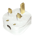 Scolmore PA321 - 13A Resilient Plug Top (3A Fused) Bar Grip - White Essentials Scolmore - Sparks Warehouse