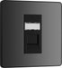 BG Evolve - PCDBCRJ451B - Black Chrome (Black) Single RJ45 Telephone Socket BG - Evolve - Screwless Black Nickel BG - Sparks Warehouse
