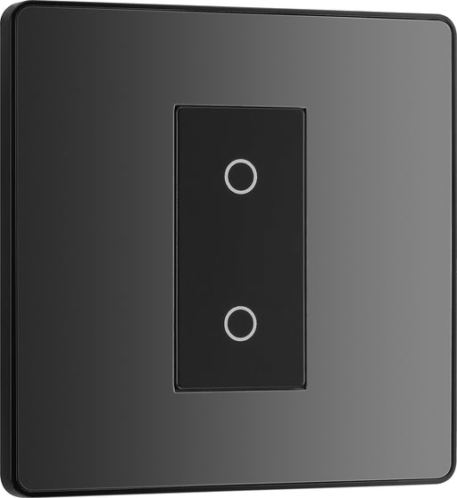 BG Evolve - PCDBCTDS1B - Black Chrome (Black) 200W Single Touch Dimmer Switch, 2-Way Secondary BG - Evolve - Screwless Black Nickel BG - Sparks Warehouse