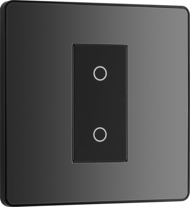BG Evolve - PCDBCTDS1B - Black Chrome (Black) 200W Single Touch Dimmer Switch, 2-Way Secondary BG - Evolve - Screwless Black Nickel BG - Sparks Warehouse