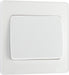 BG Evolve - PCDCL12WW - Pearlescent White (White) Single Light Switch, 20A 16AX, 2 Way, Wide Rocker BG - Evolve - Screwless Pearl White BG - Sparks Warehouse