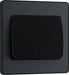 BG Evolve - PCDMG42WB - Matt Grey (Black) Double Light Switch, 20A 16AX, 2 Way, Wide Rocker BG - Evolve - Screwless Matt Grey BG - Sparks Warehouse