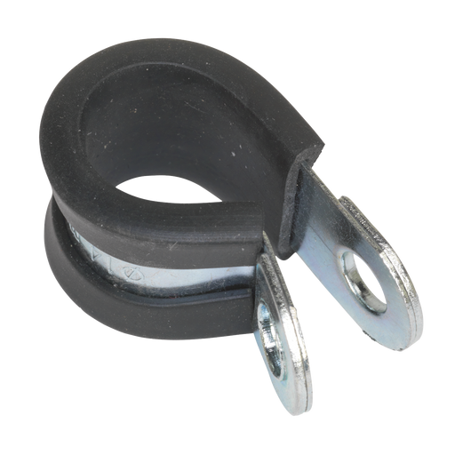 Sealey - PCJ12 Ø12mm Rubber Lined P-Clip - Pack of 25 Consumables Sealey - Sparks Warehouse