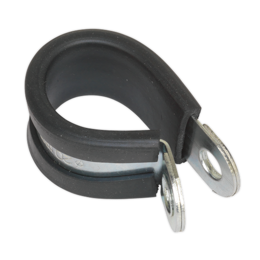 Sealey - PCJ21 P-Clip Rubber Lined Ø21mm Pack of 25 Consumables Sealey - Sparks Warehouse