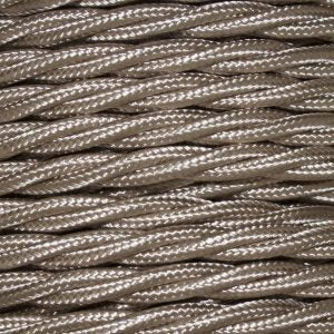 1.5mm Core Decorative Braided Fabric Flex  - 1 Metre Length  - PIGEON TWIST