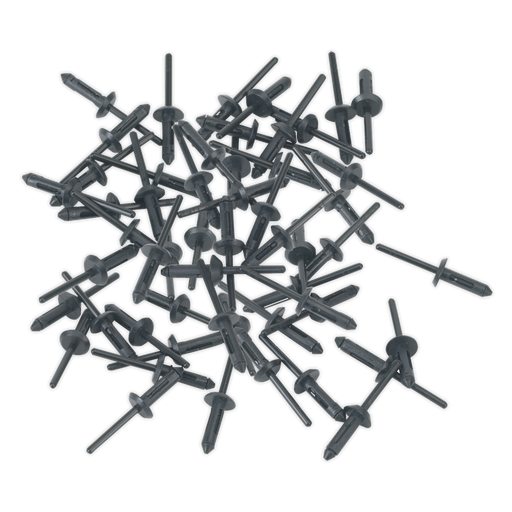 Sealey - PR004 Plastic Rivet Ø5 x 17.2mm Pack of 50 Consumables Sealey - Sparks Warehouse