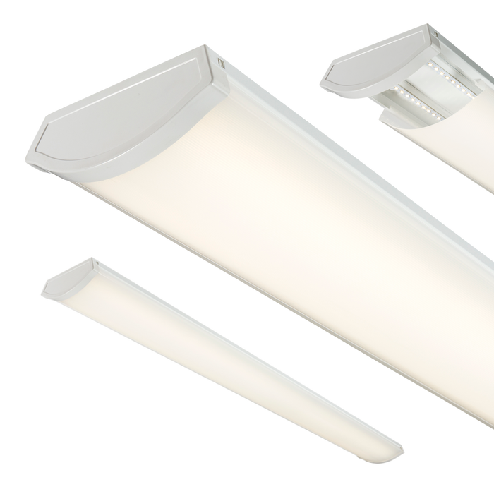 Knightsbridge PRCLED4 230V IP20 4ft 43W LED Surface mounted LED Lighting Knightsbridge - Sparks Warehouse