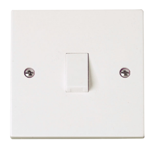Scolmore PRW022 - 1 Gang 20A DP Switch Polar Accessories Scolmore - Sparks Warehouse