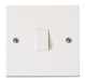 Scolmore PRW022 - 1 Gang 20A DP Switch Polar Accessories Scolmore - Sparks Warehouse