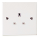 Scolmore PRW030 - 1 Gang 13A Socket Outlet Polar Accessories Scolmore - Sparks Warehouse