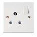 Scolmore PRW034 - 1 Gang 15A Switched Round Pin Socket Outlet Polar Accessories Scolmore - Sparks Warehouse