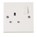 Scolmore PRW035 - 1 Gang 13A DP Switched Socket Outlet Polar Accessories Scolmore - Sparks Warehouse