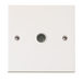 Scolmore PRW065 - Single Coaxial Socket Outlet Polar Accessories Scolmore - Sparks Warehouse