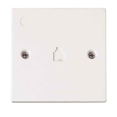 Scolmore PRW115 - Single RJ11 Socket Outlet - Ireland/USA Polar Accessories Scolmore - Sparks Warehouse