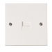 Scolmore PRW119 - Single Telephone Master Socket Outlet Polar Accessories Scolmore - Sparks Warehouse
