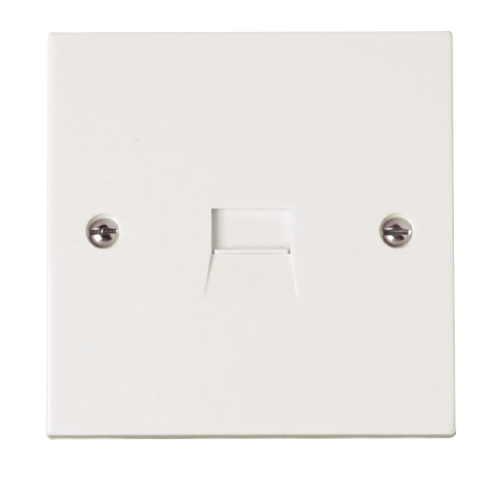 Scolmore PRW125 - Single Telephone Secondary Socket Polar Accessories Scolmore - Sparks Warehouse