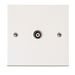 Scolmore PRW158 - Single Isolated Coaxial Socket Outlet Polar Accessories Scolmore - Sparks Warehouse