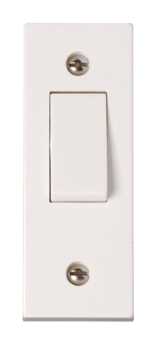 Scolmore PRW171 - 10AX 1 Gang 2 Way Architrave Switch Polar Accessories Scolmore - Sparks Warehouse