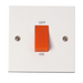 Scolmore PRW200 - 45A DP Plate Switch Polar Accessories Scolmore - Sparks Warehouse