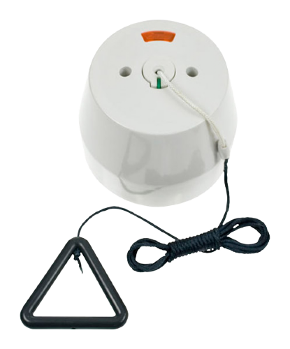 Scolmore PRW213AG - 50A DP Pull Cord Switch + Grey Bangle Mode Part M Scolmore - Sparks Warehouse