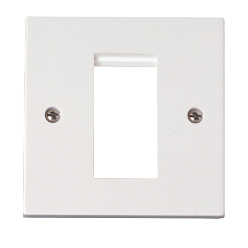 Scolmore PRW310 - 1 Gang Plate - 1 Aperture Polar Accessories Scolmore - Sparks Warehouse