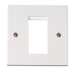 Scolmore PRW310 - 1 Gang Plate - 1 Aperture Polar Accessories Scolmore - Sparks Warehouse